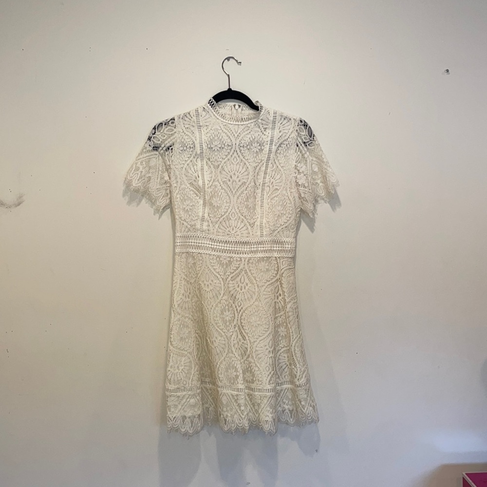 NWT Bb Dakota Lace Scalloped Dress